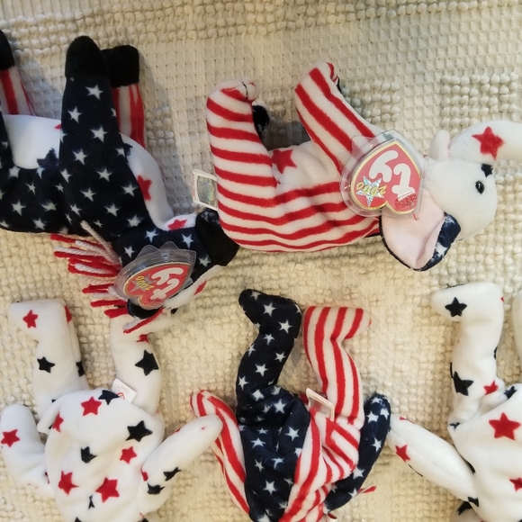 BEANIE BABIES 7 Piece Americana Bundle - Picture 3 of 5